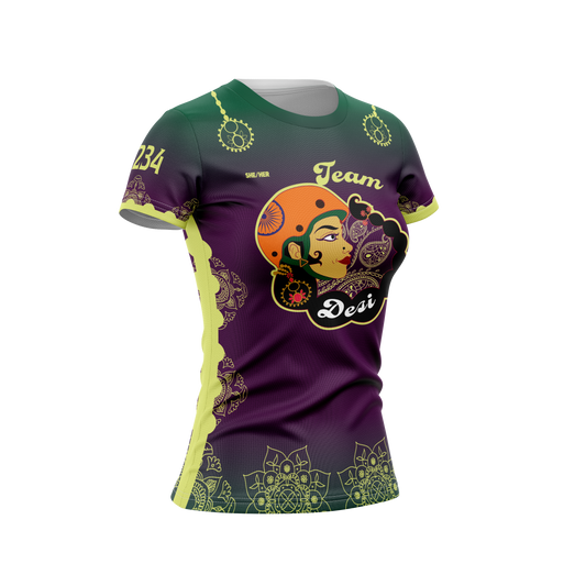 Team Desi Sleeved Jersey Purple