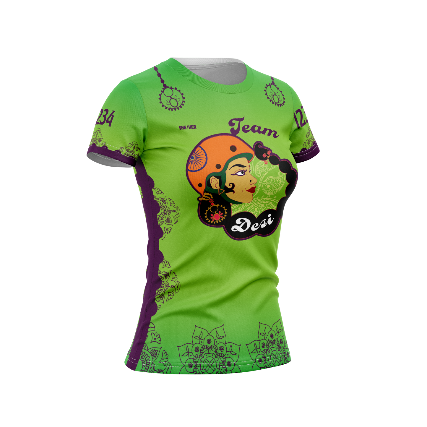 Team Desi Sleeved Jersey Green