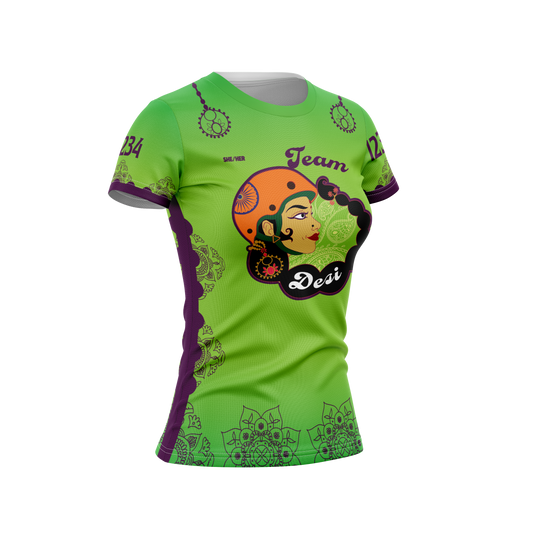 Team Desi Sleeved Jersey Green