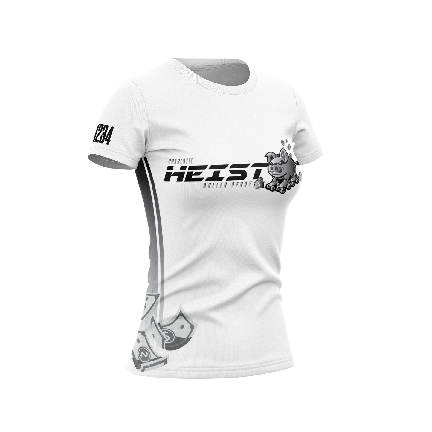 Charlotte Heist Sleeved Jersey White