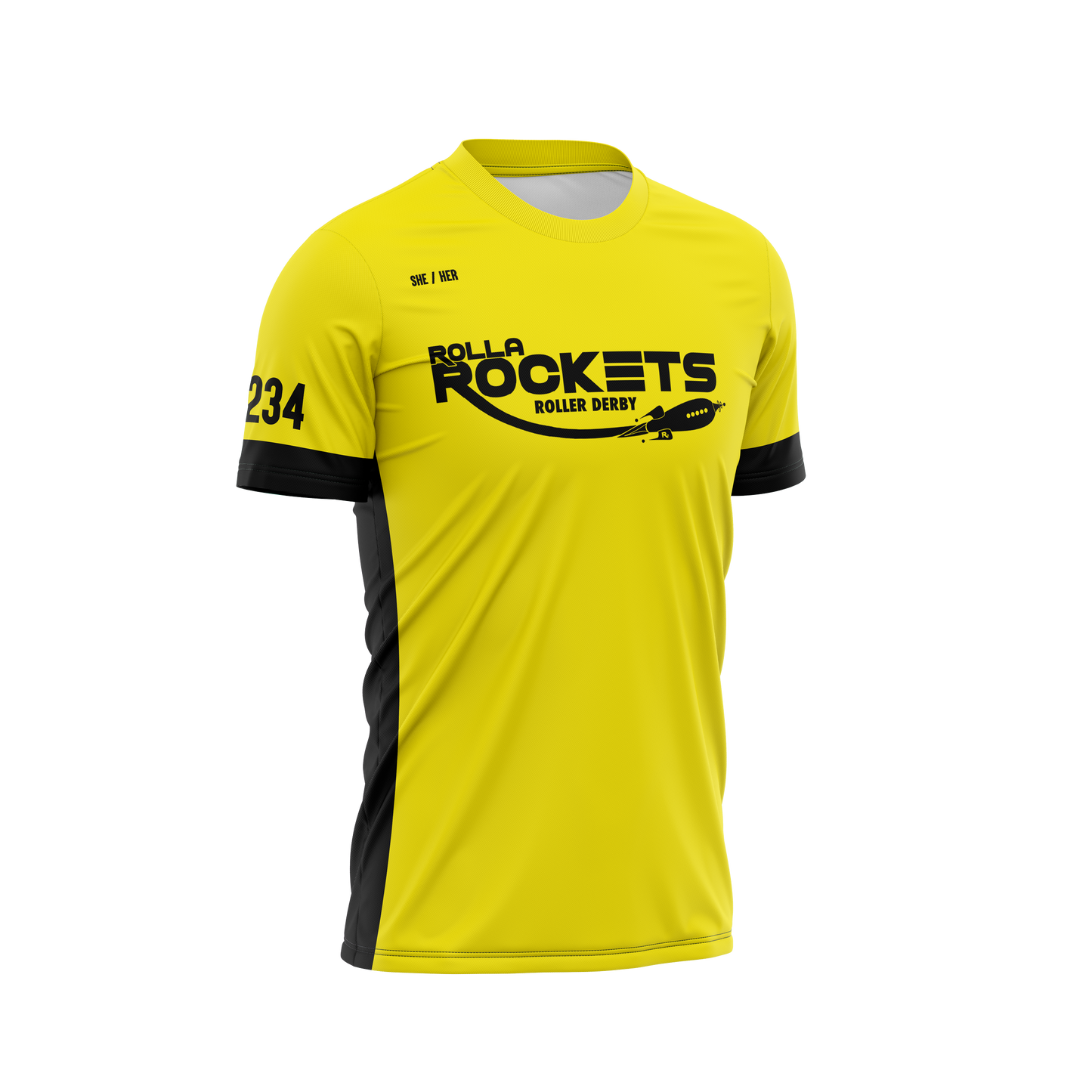 Rolla Rockets Sleeved Jersey Yellow