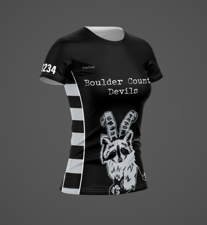 Boulder County Devils Sleeved Jersey Black