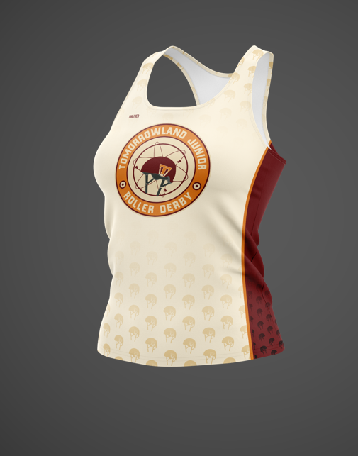 Tomorrowland Racerback Tank REVERSIBLE 1-Layer