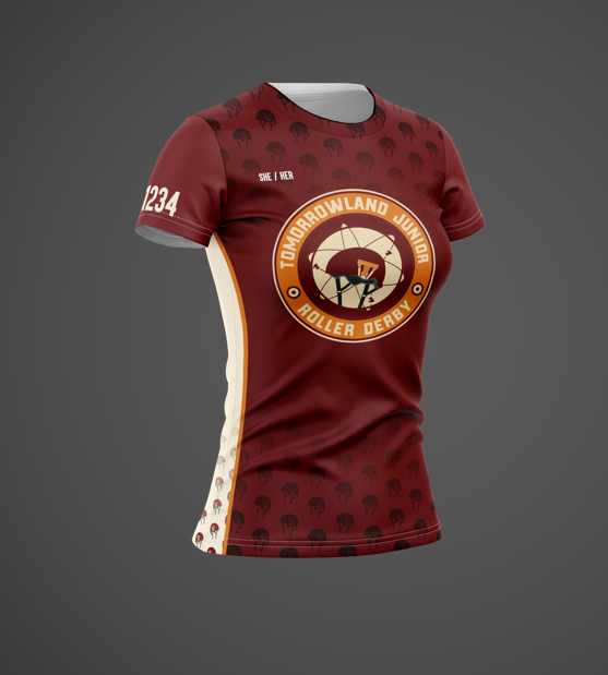 Tomorrowland Sleeved Jersey Maroon