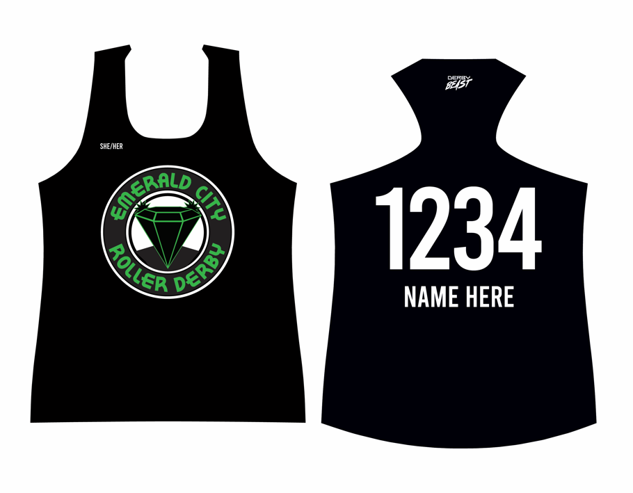 Emerald City Racerback SCRIMMAGE Tank