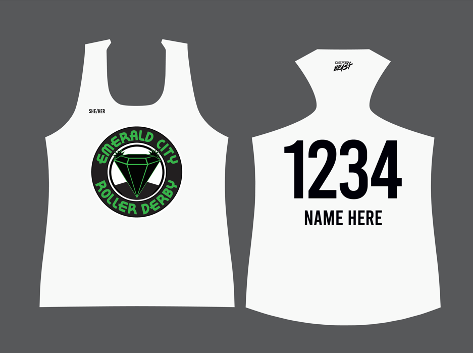 Emerald City Racerback SCRIMMAGE Tank