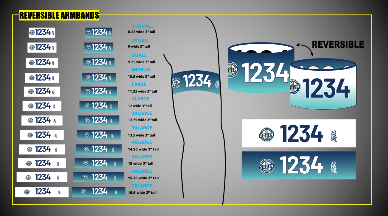 Southern Indiana Reversible Armbands