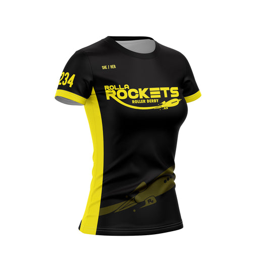 Rolla Rockets Sleeved Jersey Black