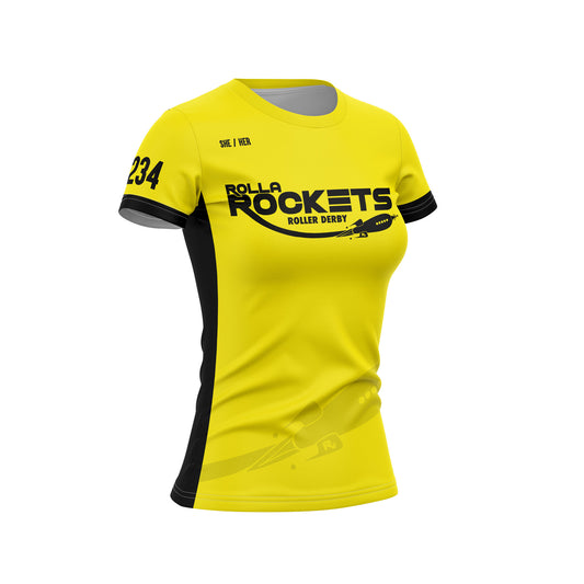 Rolla Rockets Sleeved Jersey Yellow