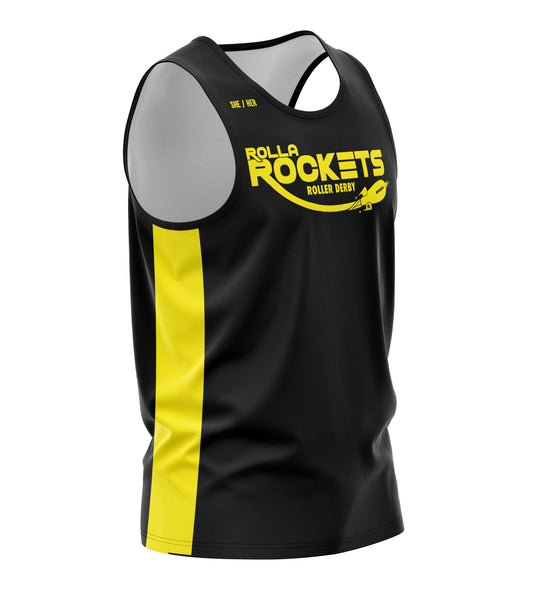 Rolla Rockets Unisex Tank Black