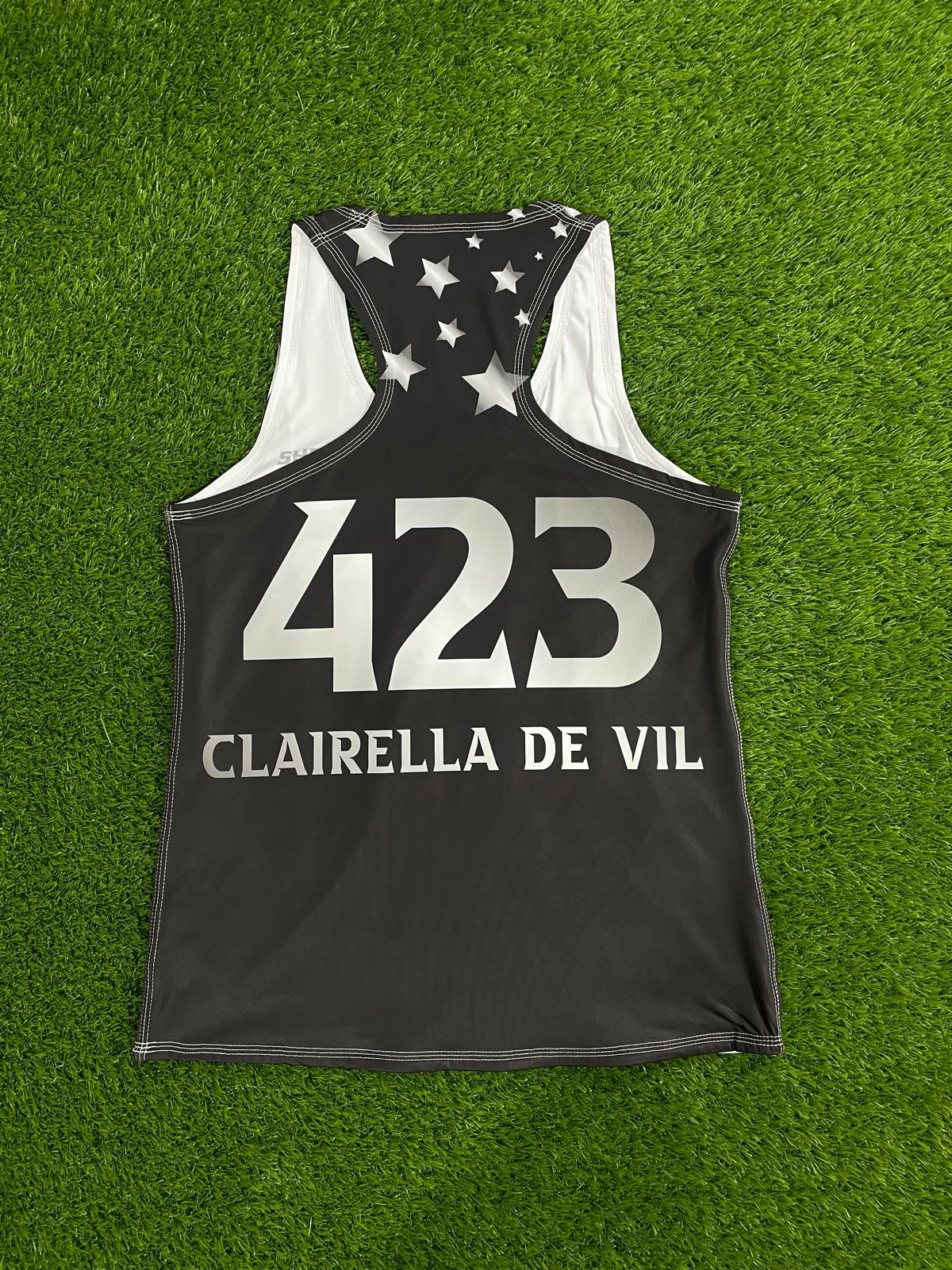 Cincinnati Racerback Tank REVERSIBLE 2-Layer Black/White