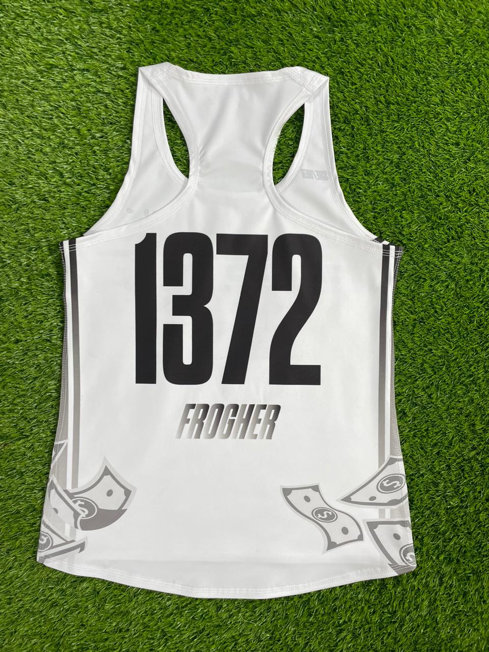 Charlotte Heist Racerback Tank White