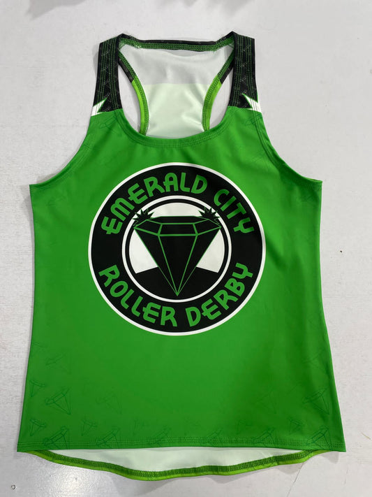 Emerald City Racerback Tank Green