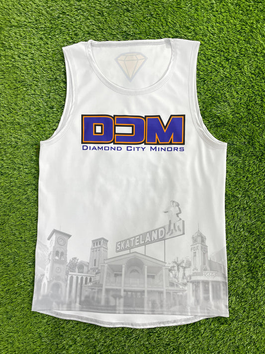 DCM Unisex Tank White - ADULT