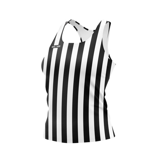 Roller Derby Referee Racerback Tank