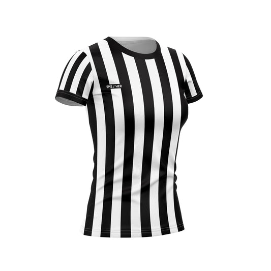 Roller Derby Referee Sleeved Jersey